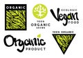 Organic logo Ã¢â¬â stock illustration Ã¢â¬â stock illustration file